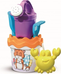 ANDRONI set de sable chaton joueur avec arrosoir – petit, 6 pièces