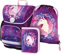 baagl set scolaire ergo cheval – cartable, trousse et sac