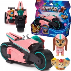 PAW Patrol Liberty – moto transformable avec figurines Junior Patrollers