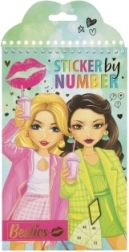 Autocollants par numéros pour filles
