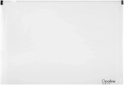 Pochette zippée A5 transparente Opaline