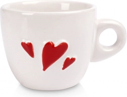 Tasse à espresso en céramique Cœur 80 ml