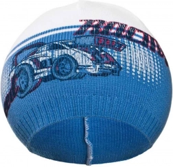 petite casquette d’automne pour enfant New Baby Racing bleu foncé