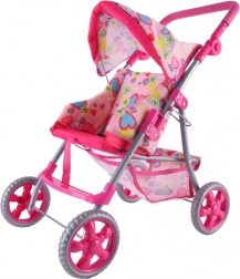 Woopie royal poussette pour poupées avec petits cœurs, pliable