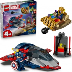 lego marvel captain america vs thanos set de construction pour enfants 4+