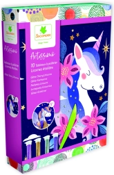 Artissimo - Sablage Pailleté Licornes la Nuit