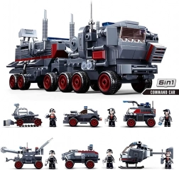 Sluban Space War véhicule de commandement – partie de construction autonome