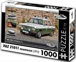 Puzzle RETRO-AUTA VAZ 21011 Volkspolizei (1975) – 1000 pièces