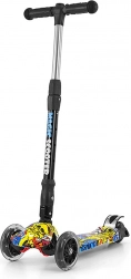 Trottinette tricycle pour enfants Milly Mally Magic Scooter graffiti