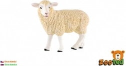 Figurine en plastique de mouton domestique 8cm
