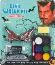 Set de maquillage diabolique pour Halloween