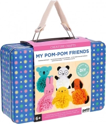 Valise créative Animaux à pompons de Petit Collage