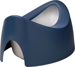 Pot de nuit pour enfants Teggi ergonomique, réversible, avec bec verseur, bleu