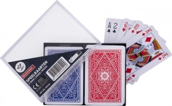 Set de deux jeux de cartes 100% plastique Longfie