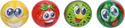 Balle avec motif fruité 10 cm