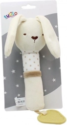 Lapin en peluche avec son 17 cm