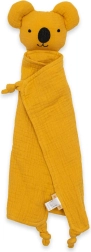 Doudou en mousseline New Baby Koala moutarde