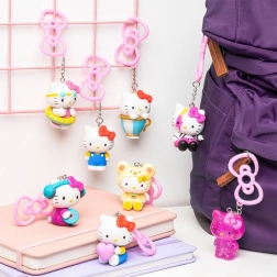 Porte-clés Hello Kitty – figurine sous licence avec anneau