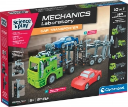Clementoni Science & Play laboratoire mécanique – transporteur de voitures 10 en 1