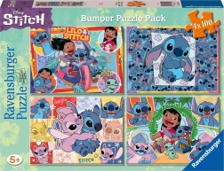 Puzzle Disney Stitch 4x100 pièces