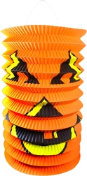 Lampion citrouille d’Halloween 15 cm