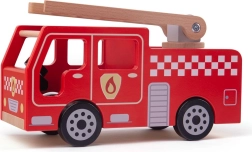 Camion de pompier en bois pour enfants