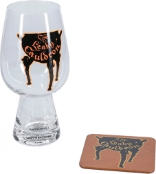 Set verre et sous-verre Chaudron Baveur Harry Potter