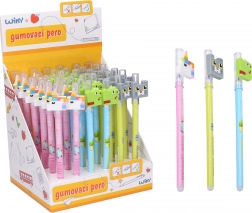 Stylo effaçable avec animaux 0,5 mm