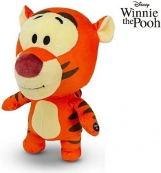 Tigre en peluche avec son