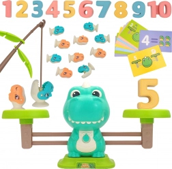 Woopie balance dinosaure et jeu de pêche – kit éducatif pour apprendre à compter