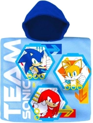 Poncho Sonic - 1 pièce