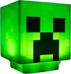 Lampe pour enfants Minecraft Creeper avec son