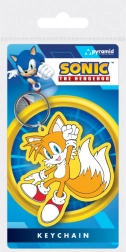 Porte-clés en caoutchouc Sonic Tails