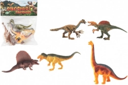 Dinosaures en plastique 16–18 cm, lot de 5 pièces