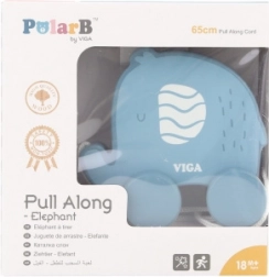 Tracteur éléphant en bois