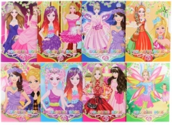 Coloriages pour filles – cahier de 16 feuilles