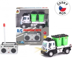 Camion-benne télécommandé avec conteneurs