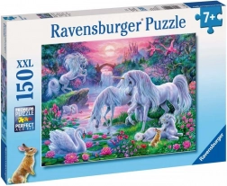 Puzzle Ravensburger Licornes au coucher du soleil 150 pièces