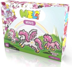 Jeu de construction meli minis pony 3 en 1 – 1000 pièces