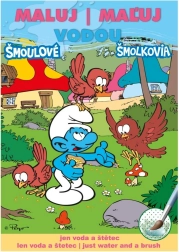 Coloriages à l’eau A5 – Les Schtroumpfs 15 × 21 cm