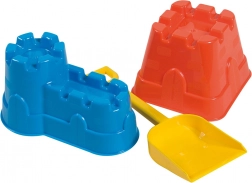 ANDRONI moules à sable – remparts avec pelle (assortiment de couleurs)