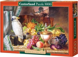 Puzzle 3000 pièces Nature morte avec perroquet, Josef Schuster