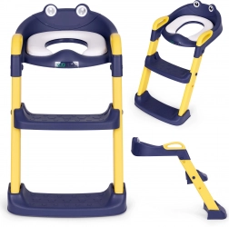 Siège de toilette enfant avec échelle bleu ECOTOYS