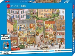 Puzzle HEYE Seek & Find : Maisons en ville, 1000 pièces