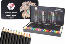 Set de crayons de couleur Premium, 120 pièces, nuances variées