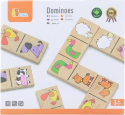 Dominos en bois - Animaux domestiques