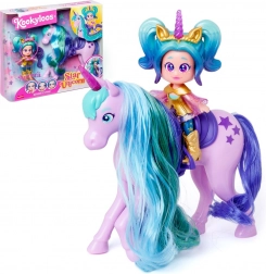 Poupée KookyLoos Star Unicorn – Aurora avec licorne et accessoires