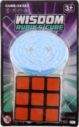 Cube pliable et labyrinthe casse-tête