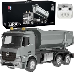 Camion-benne télécommandé CaDA Mercedes Benz Arocs 1:20