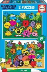 Puzzle EDUCA Monsieur Madame 2×20 pièces